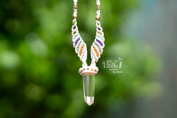 Colgante ALAS con Cuarzo cristal