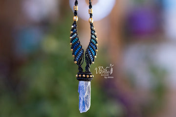 Colgante ALAS con Cianita Azul