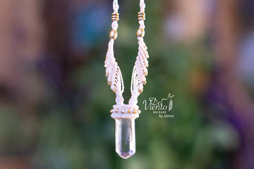 Colgante ALAS con Cuarzo cristal