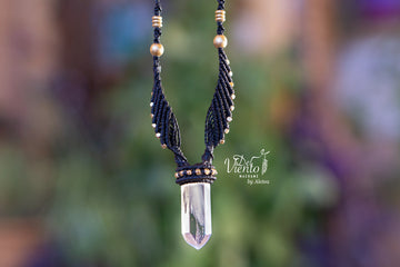 Colgante ALAS con Cuarzo cristal