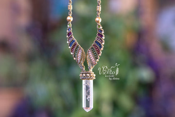 Colgante ALAS con Cuarzo cristal
