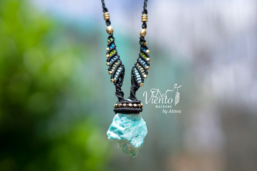 Colgante ALAS con Amazonita