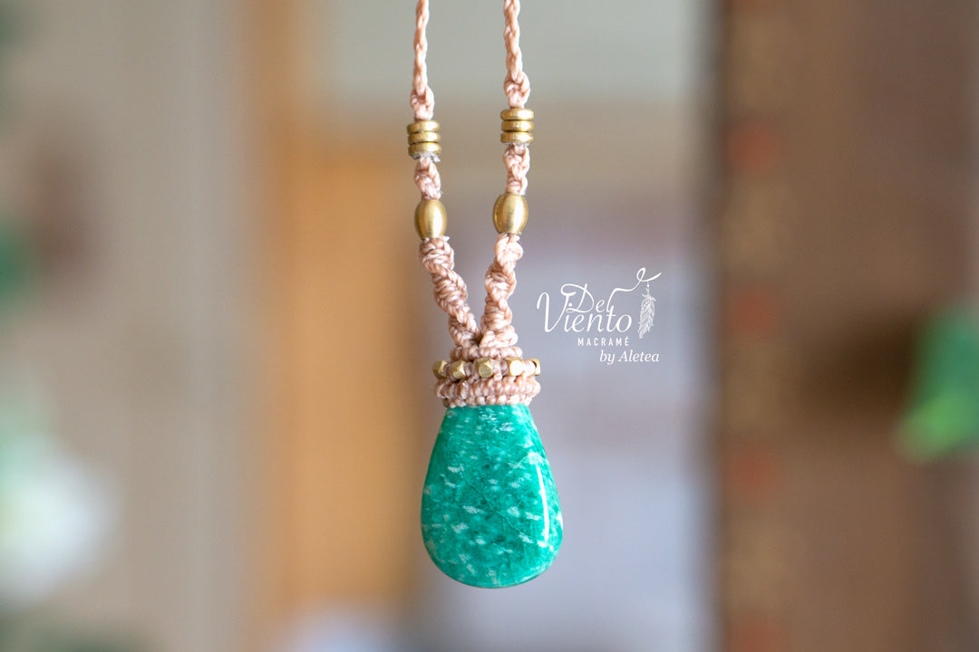 Colgante con Amazonita
