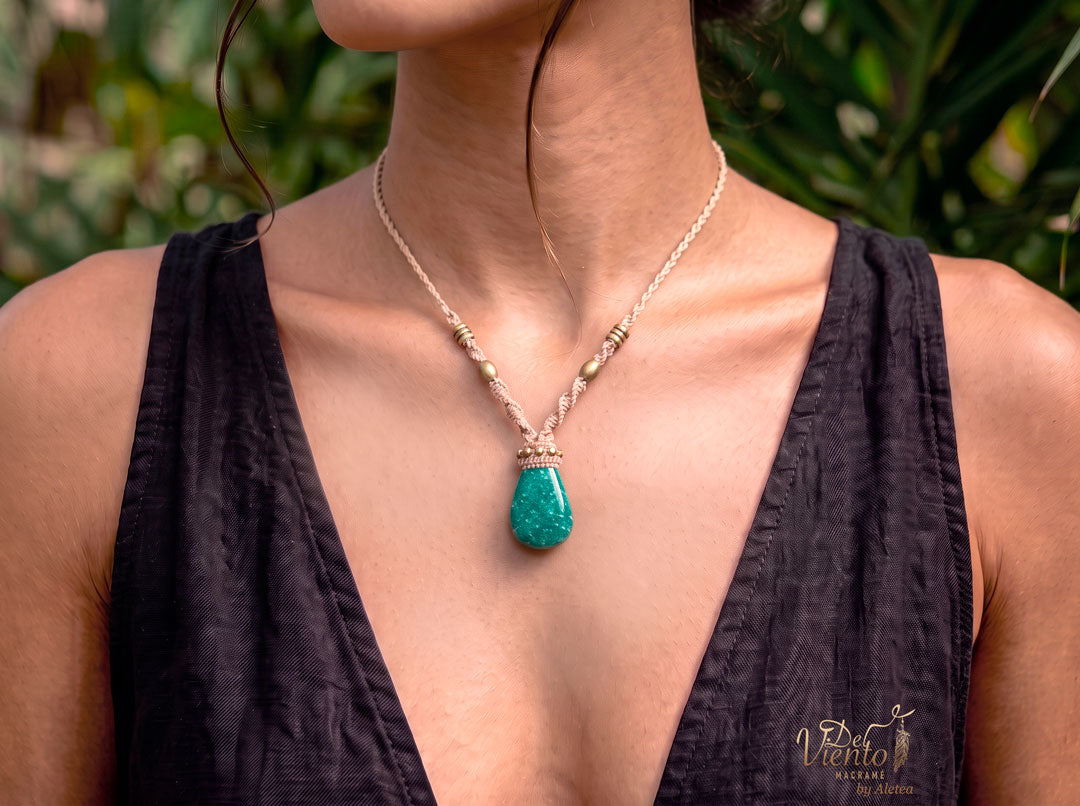 Colgante con Amazonita