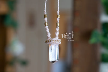 Colgante con Cuarzo cristal