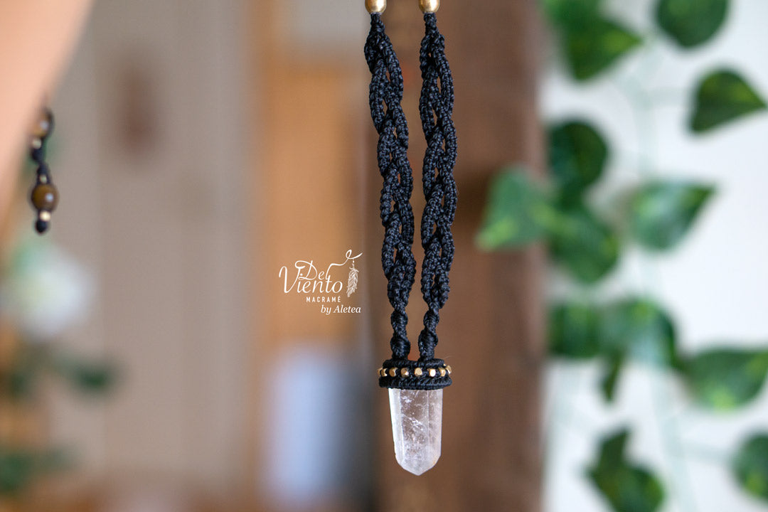Colgante con Cuarzo cristal