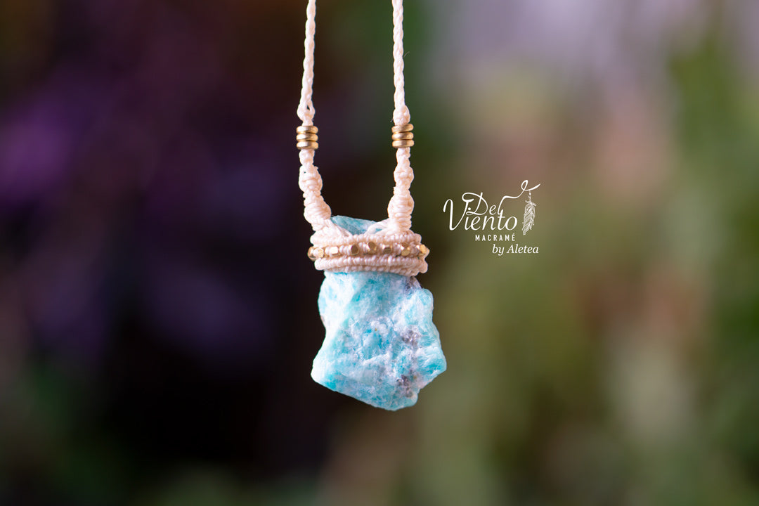 Colgante con Amazonita
