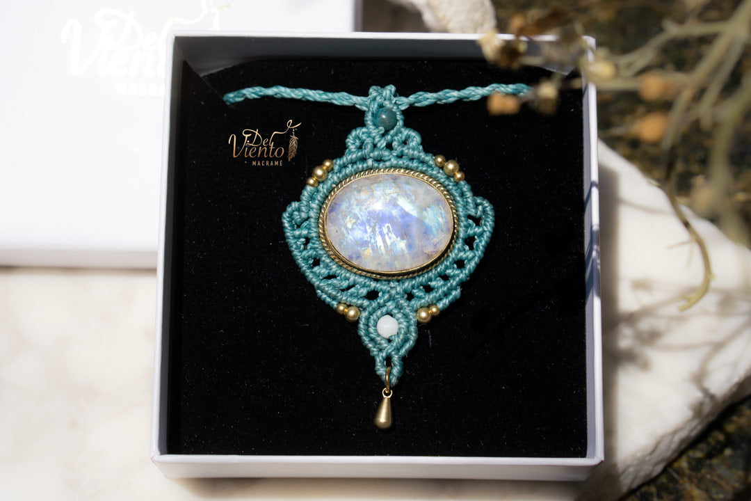 Colgante ALMA con Piedra Luna