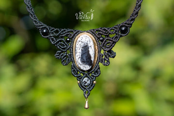 Collar AURA con Ágata dendrítica