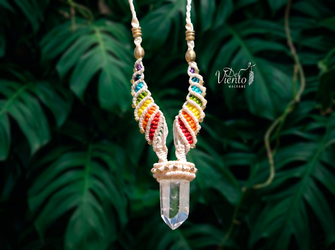 Colgante ALAS con Cuarzo cristal