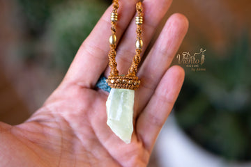 Colgante con Calcita verde