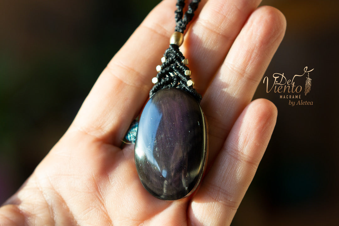 Colgante con Obsidiana Arcoiris