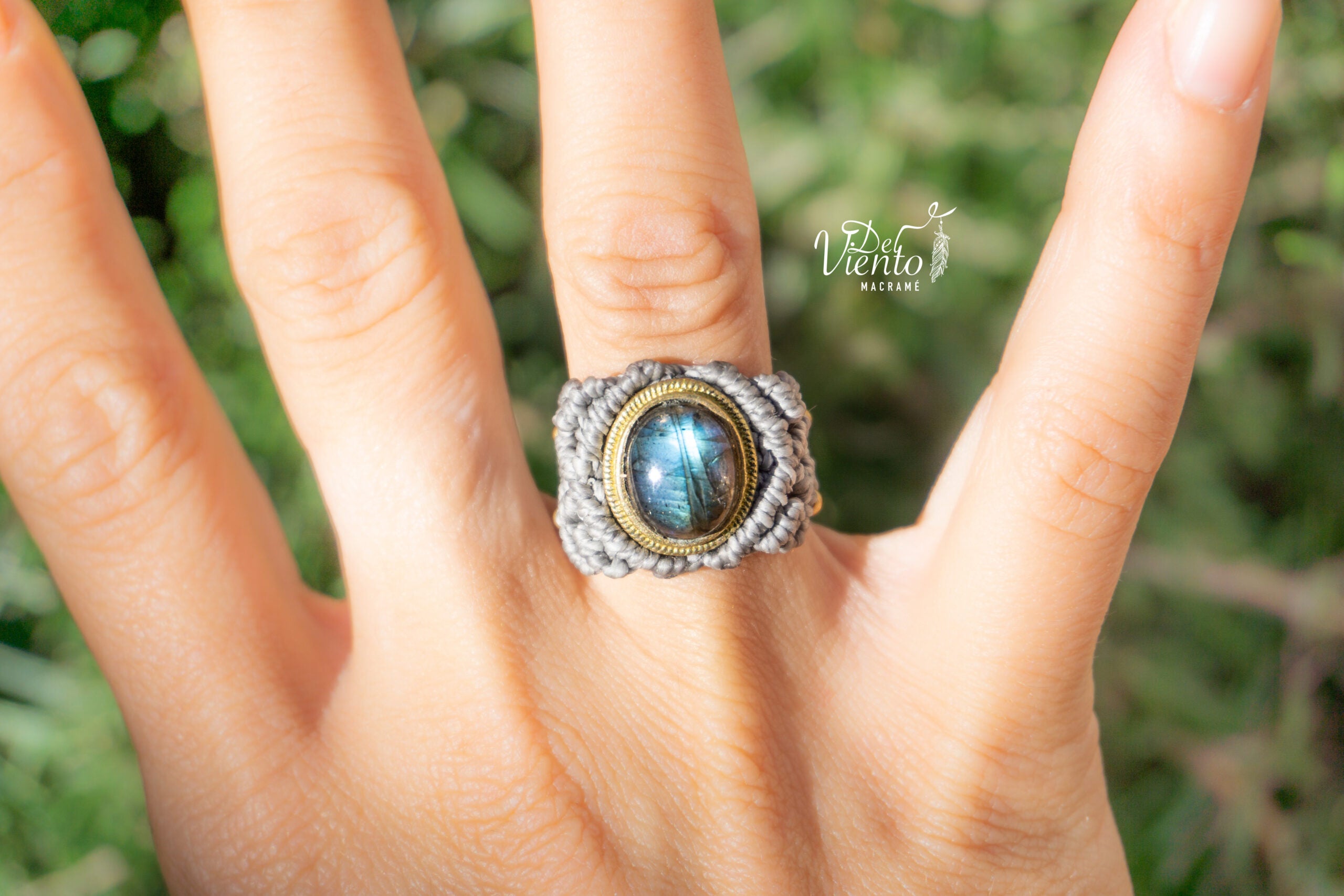 Anillo de macramé Personalizado ♥