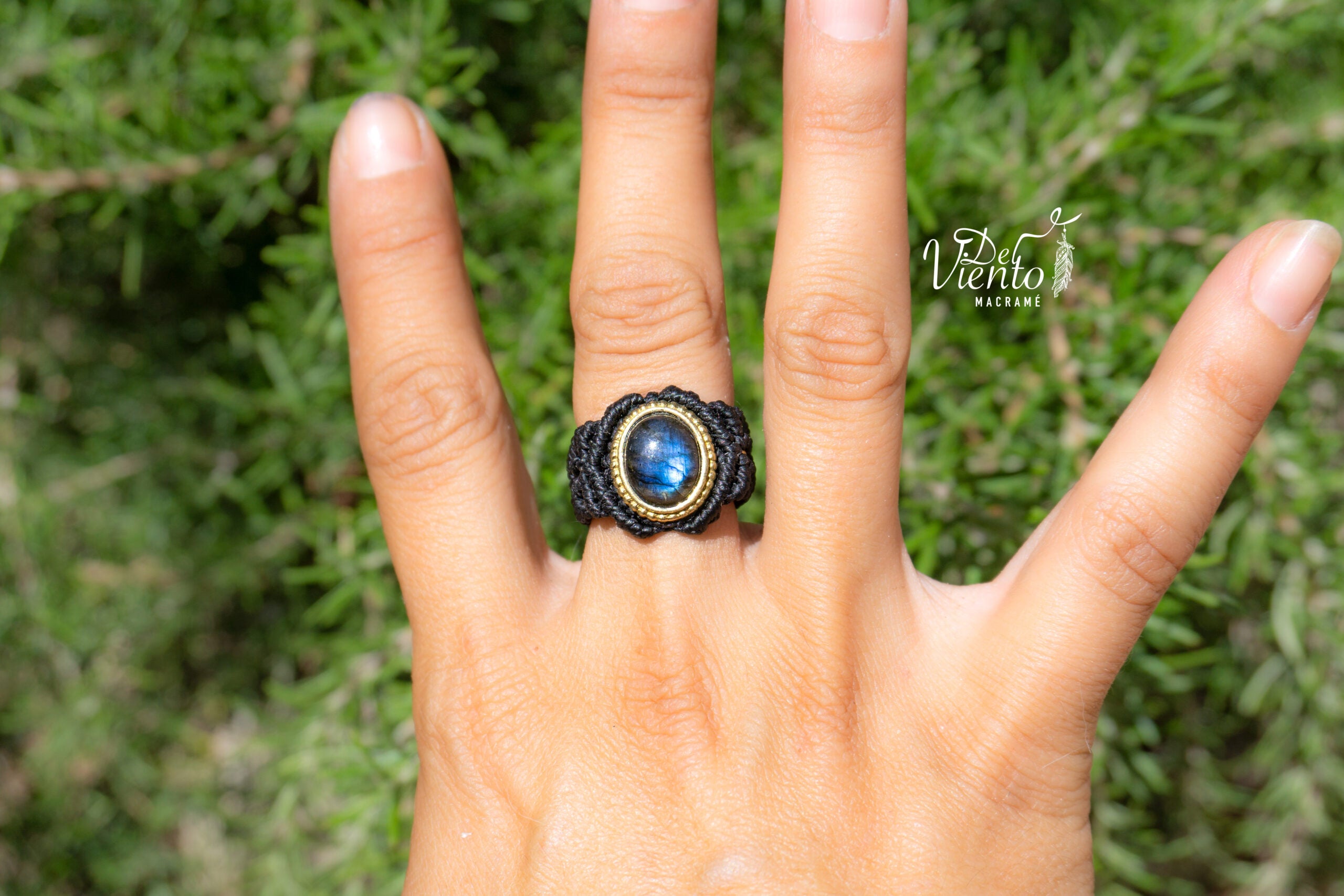 Anillo de macramé Personalizado ♥