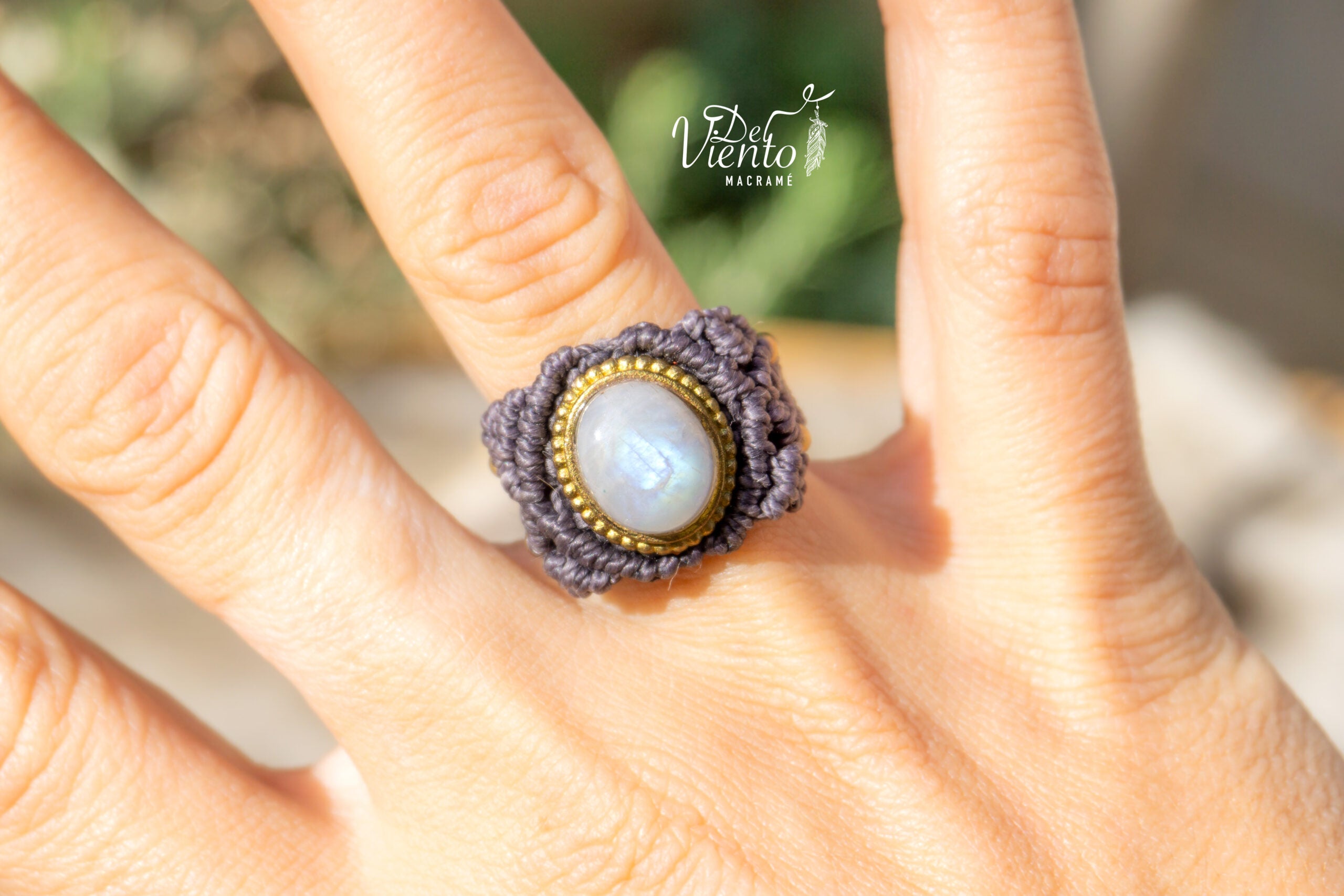 Anillo de macramé Personalizado ♥