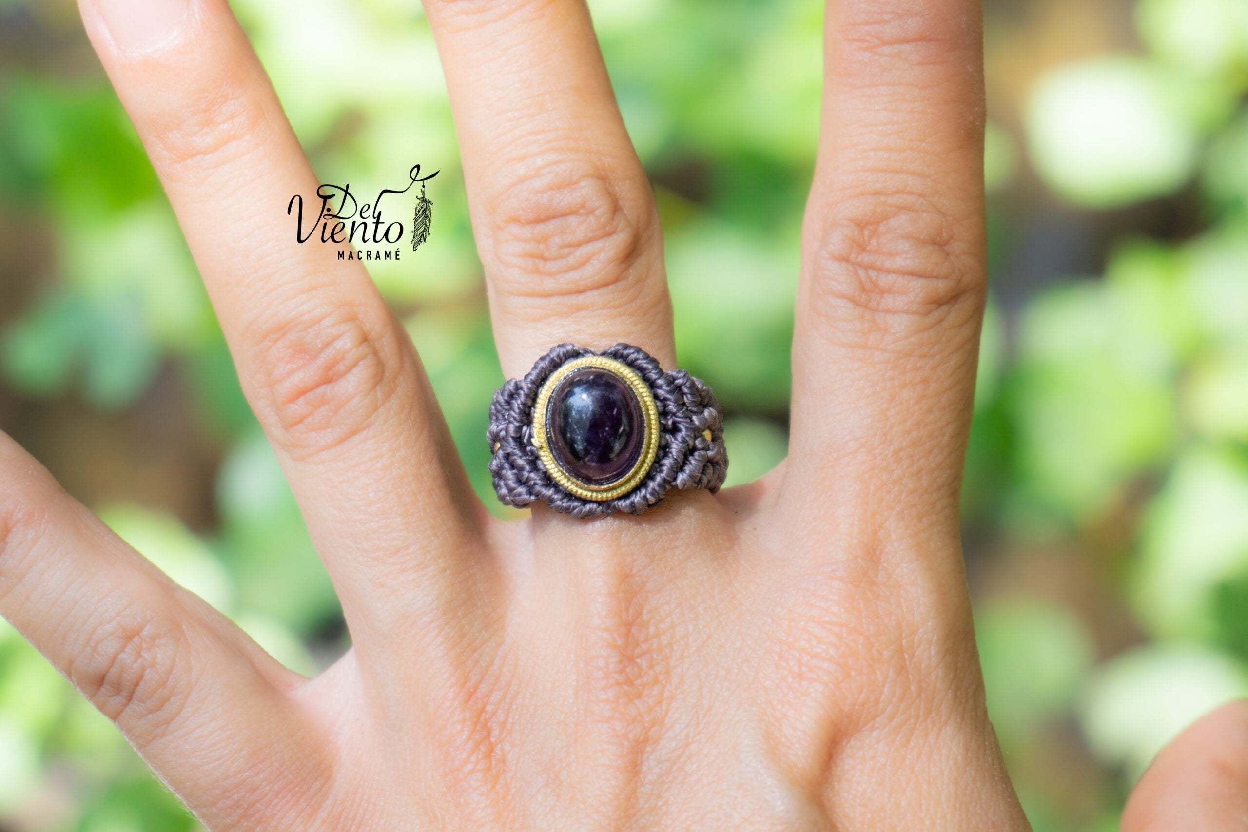 Anillo de macramé Personalizado ♥