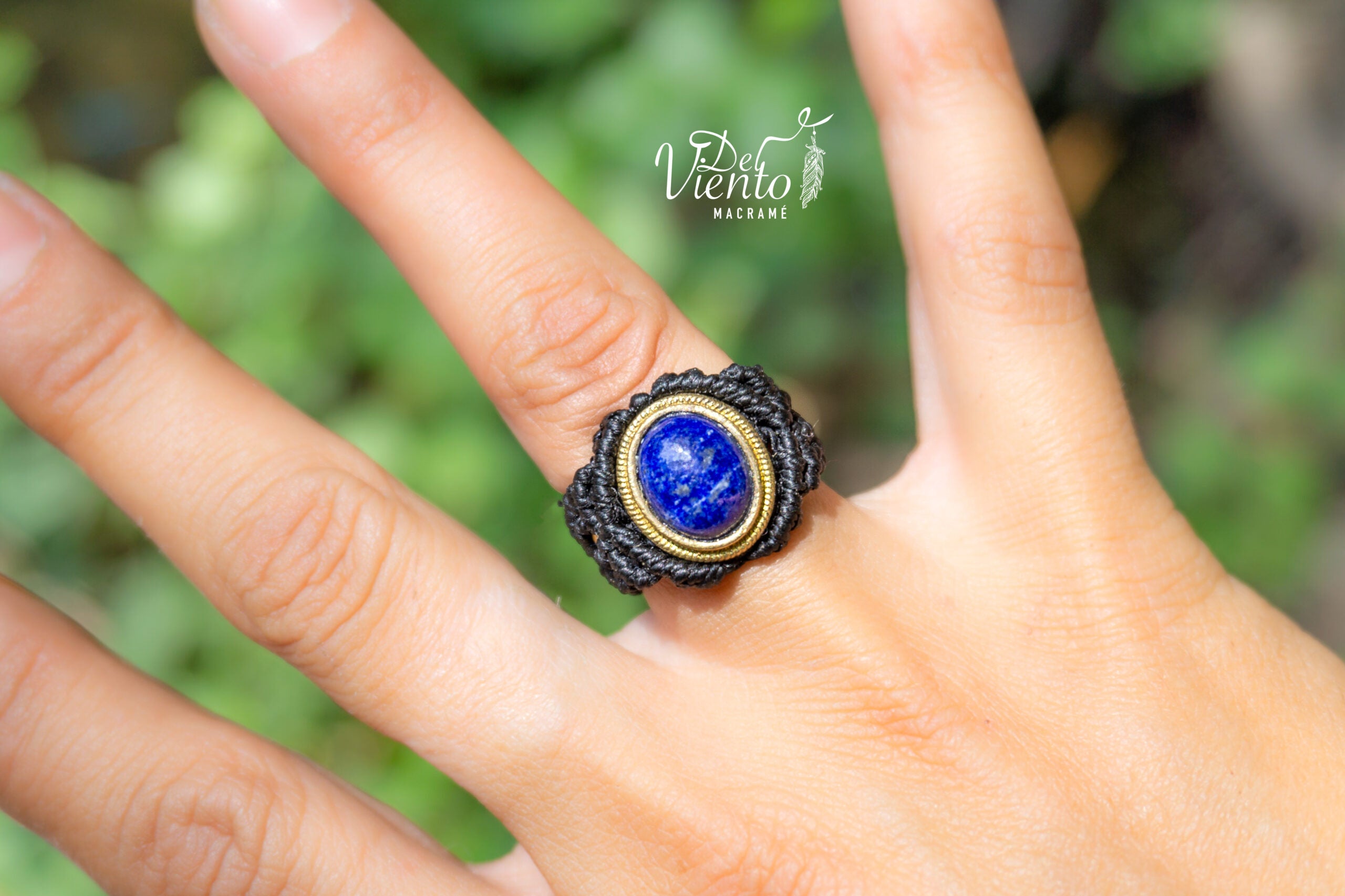 Anillo de macramé Personalizado ♥