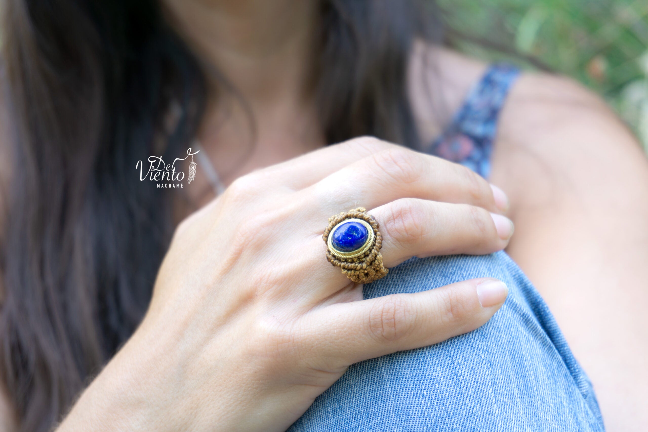 Anillo de macramé Personalizado ♥