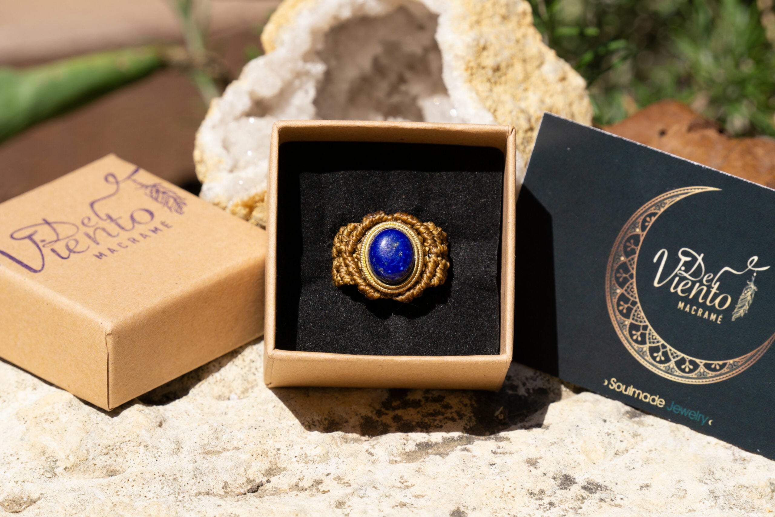 Anillo de macramé Personalizado ♥