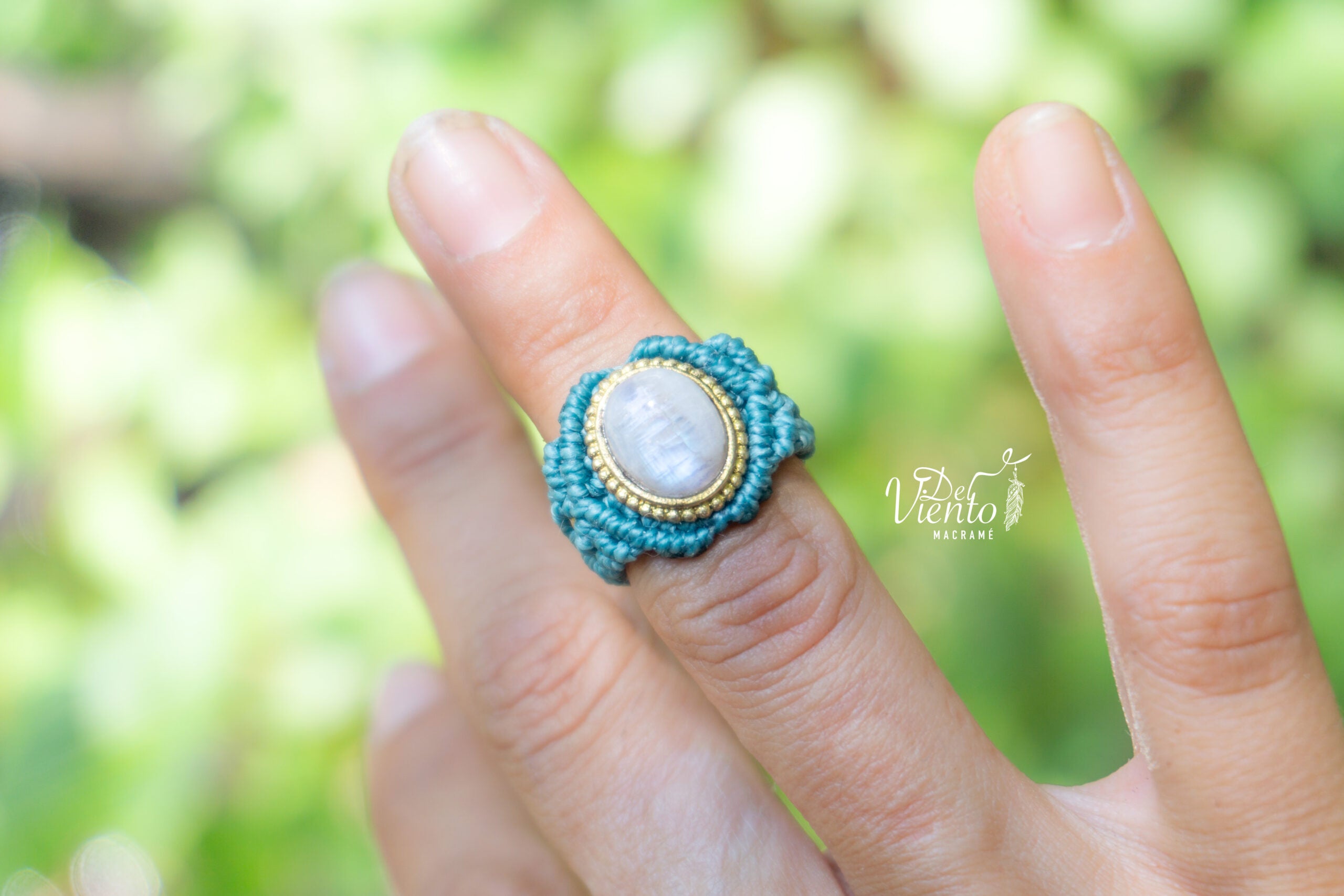 Anillo de macramé Personalizado ♥