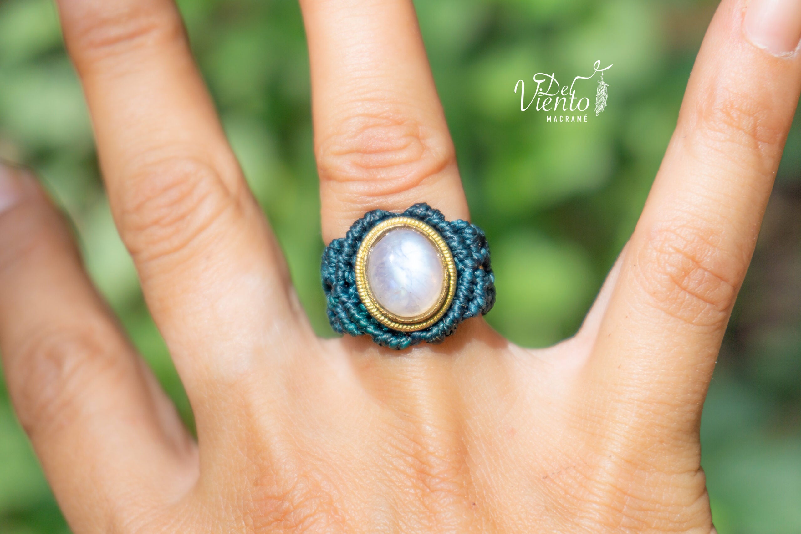 Anillo de macramé Personalizado ♥