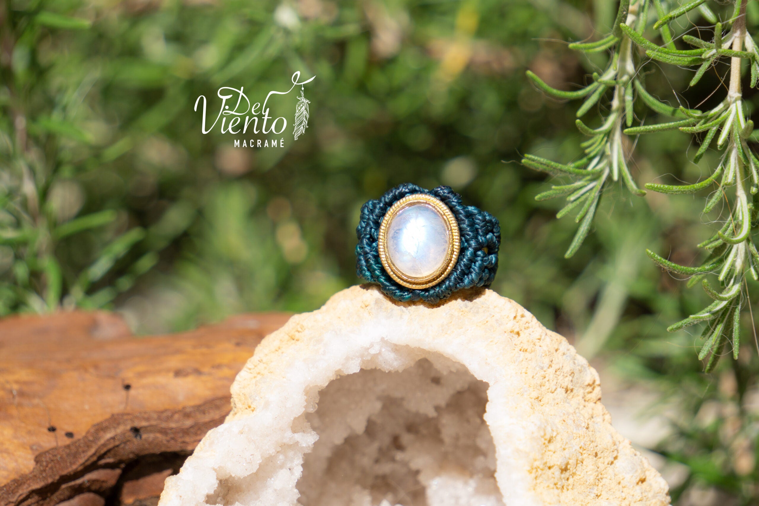 Anillo de macramé Personalizado ♥