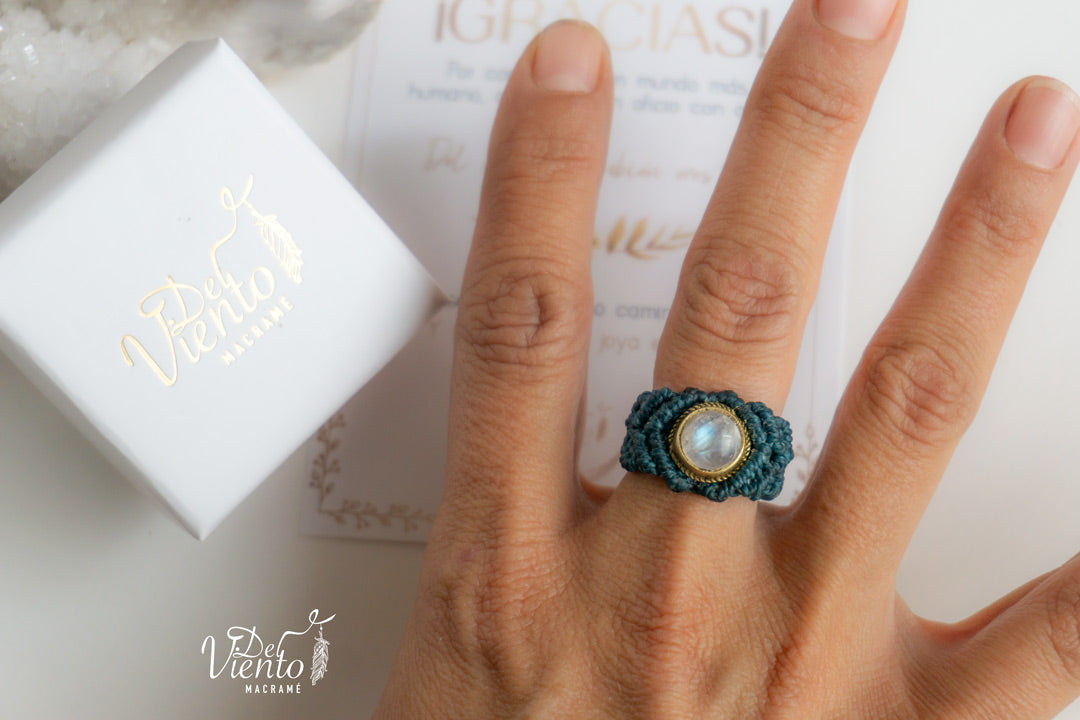 Anillos de macramé personalizados ♥