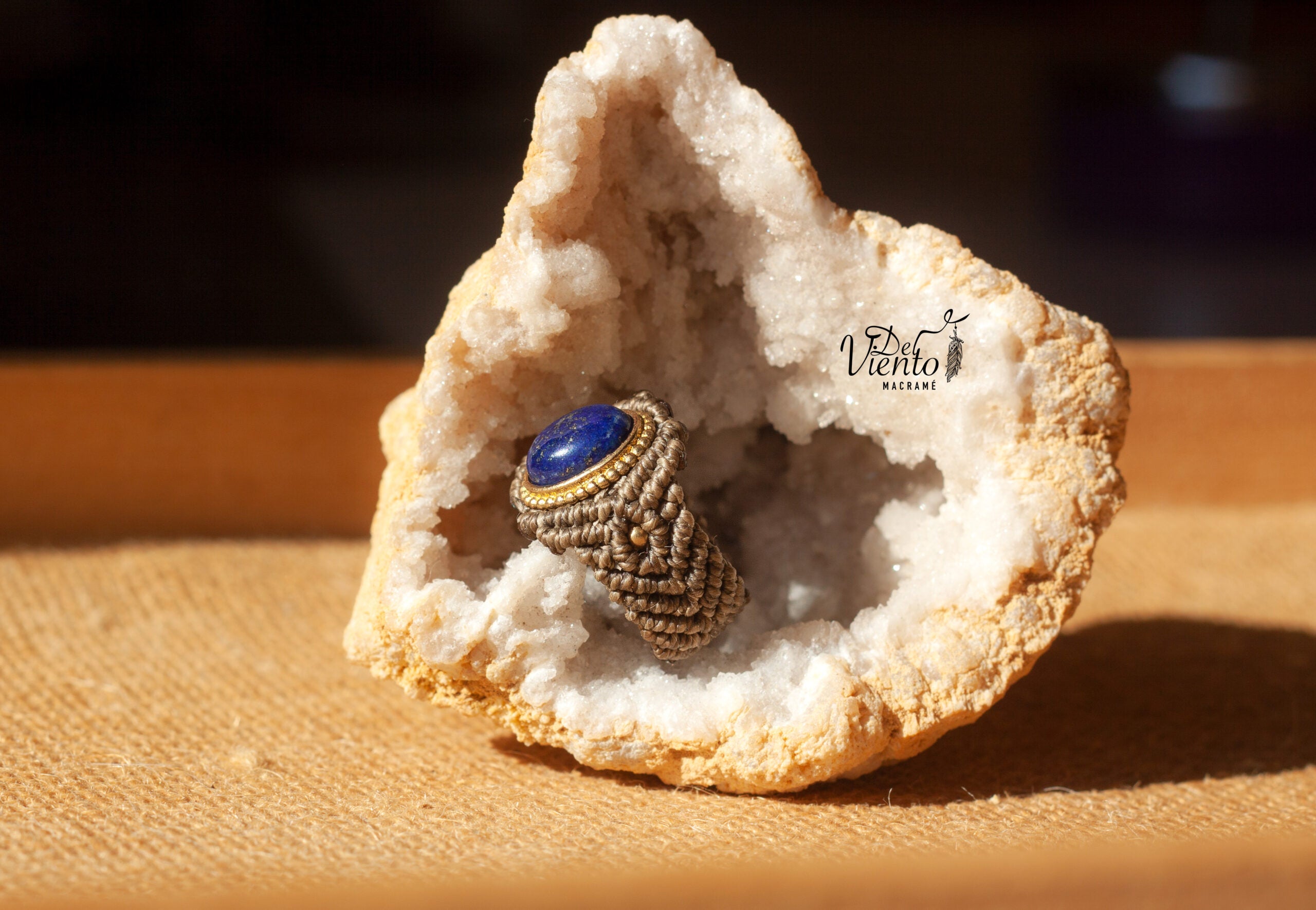 Anillo de macramé Personalizado ♥