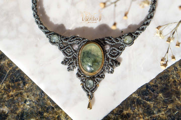 Collar AURA con Prehnita