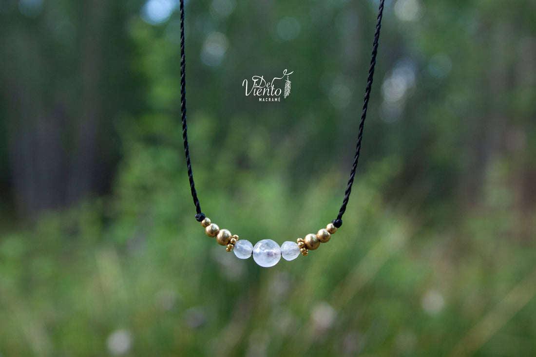 Collar Be You con Cuarzo Rosa