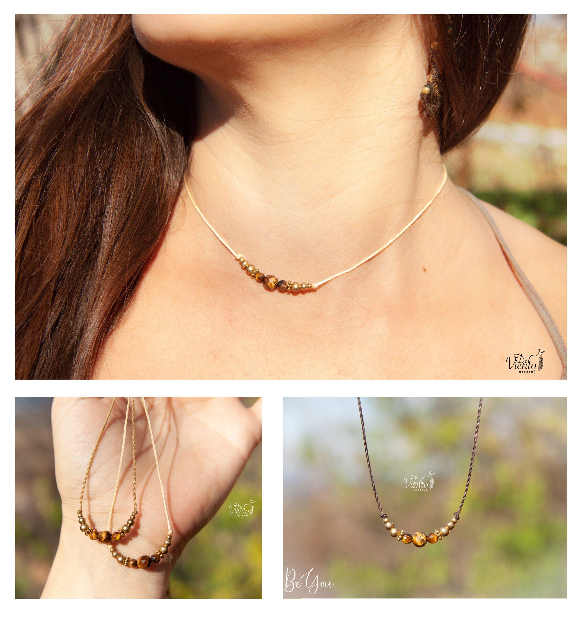 Collar Be You con Ojo de tigre