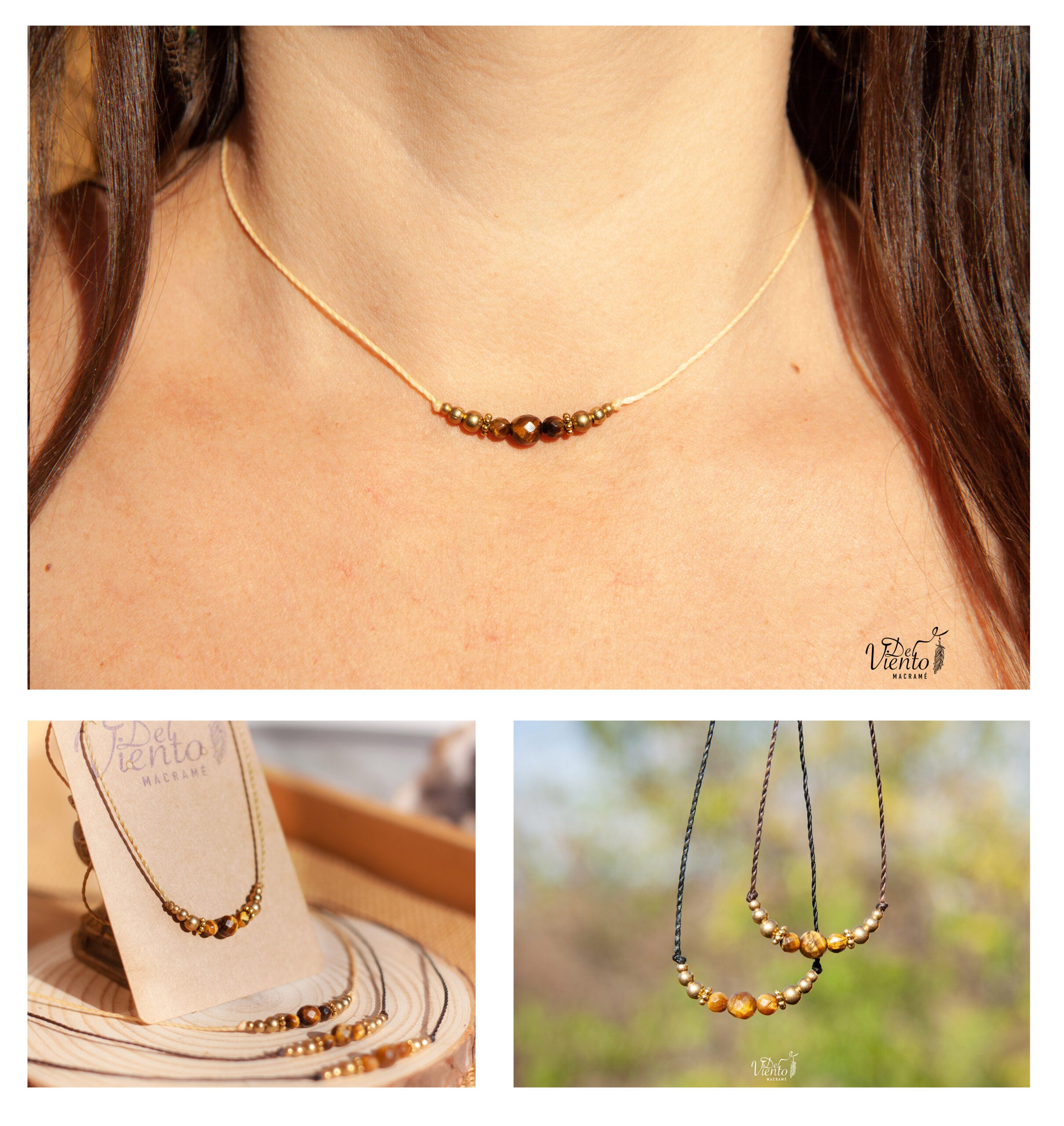 Collar Be You con Ojo de tigre
