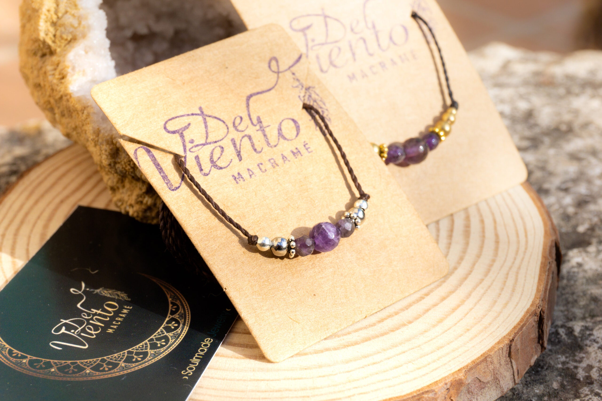 Collar Be You con Cuarzo Amatista