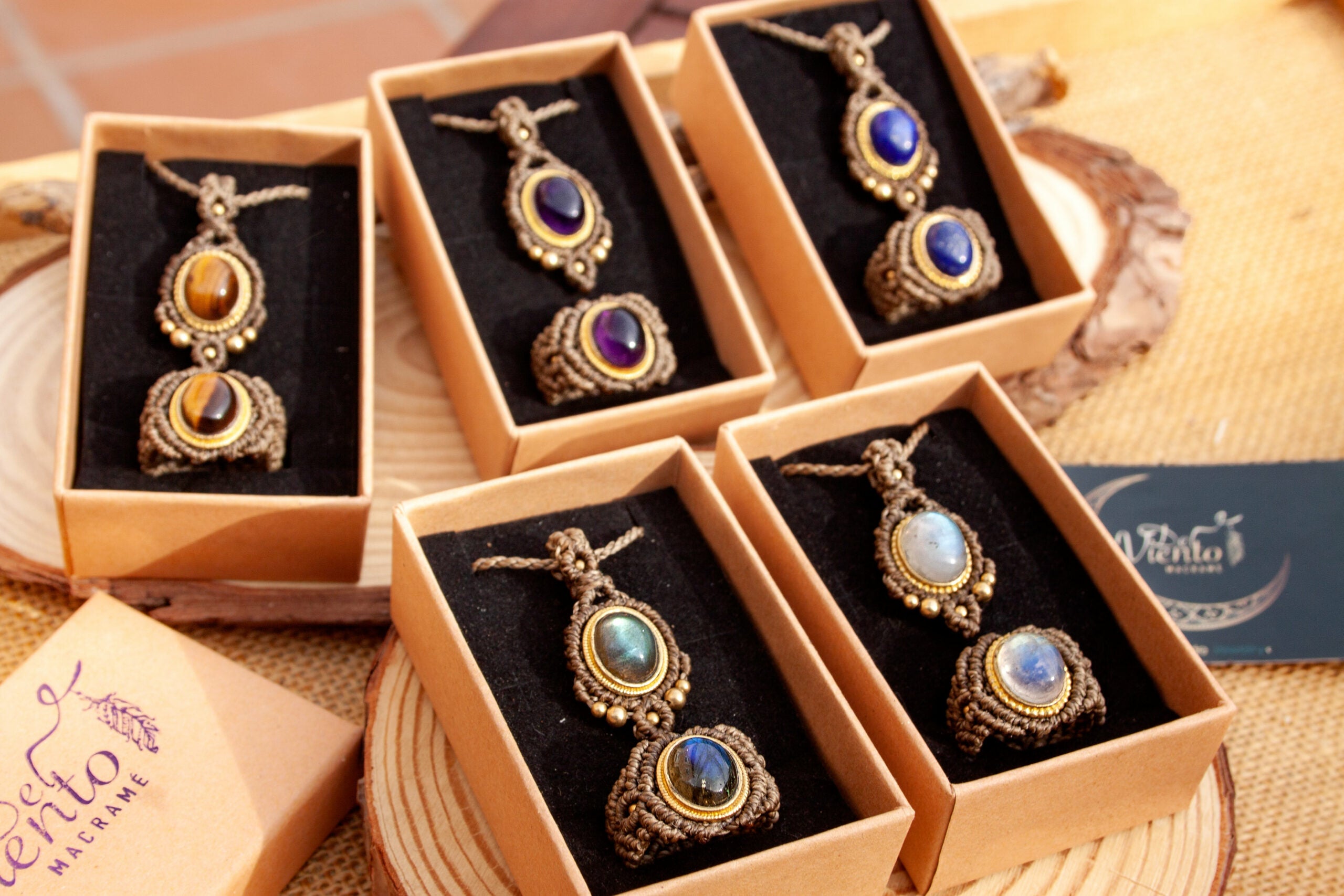 Colgantitos con Minerales calidad Top