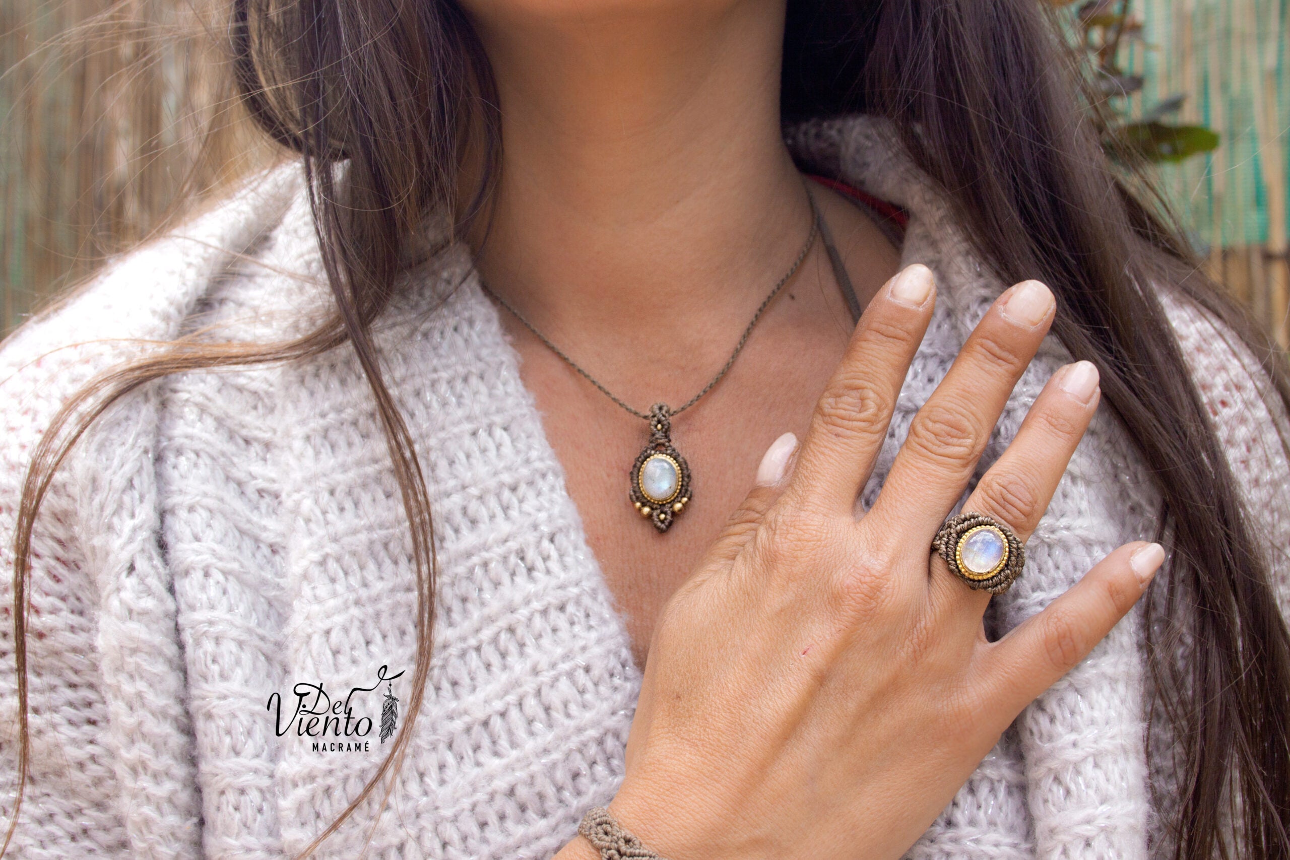Anillo de macramé Personalizado ♥