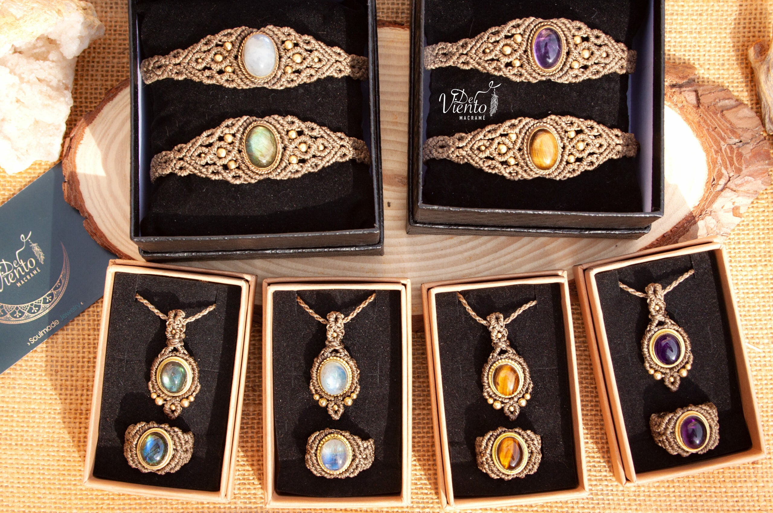 Colgantitos con Minerales calidad Top