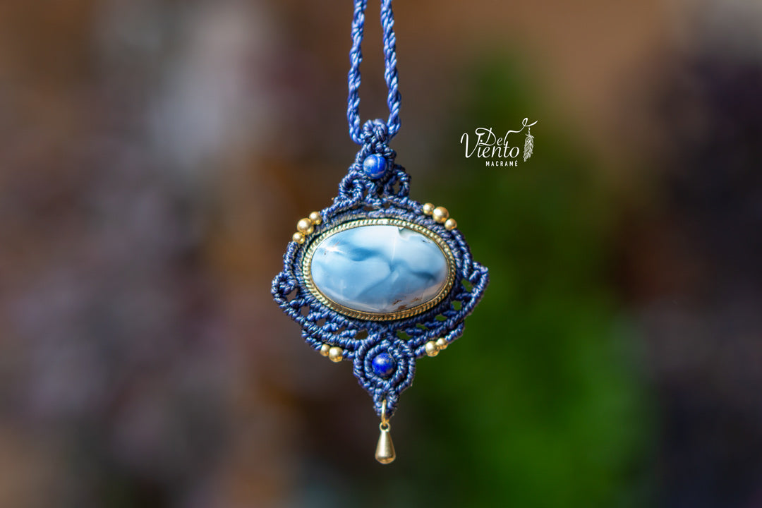 Colgante ALMA con Ópalo azul