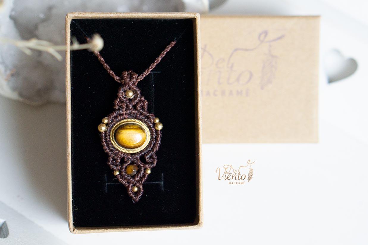 Colgante SIRIO con Ojo de tigre