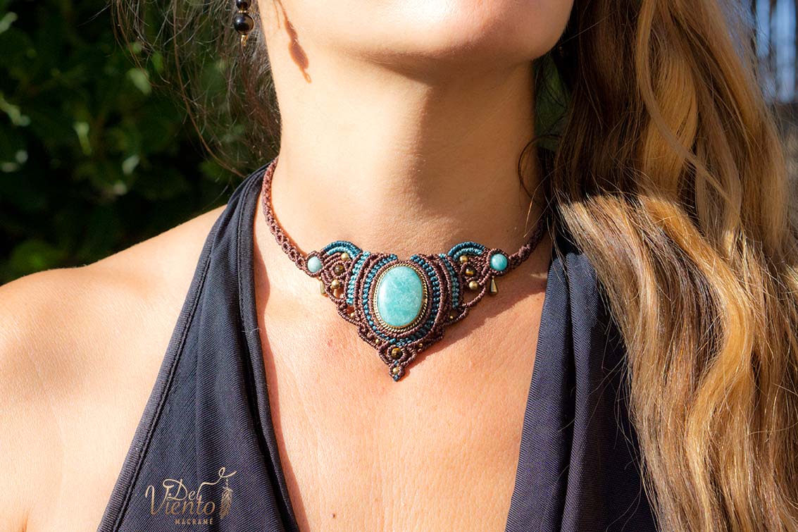 Collar con Amazonita