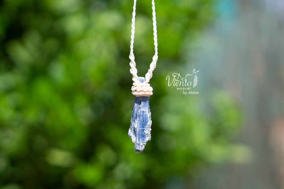 Colgante con Cianita Azul