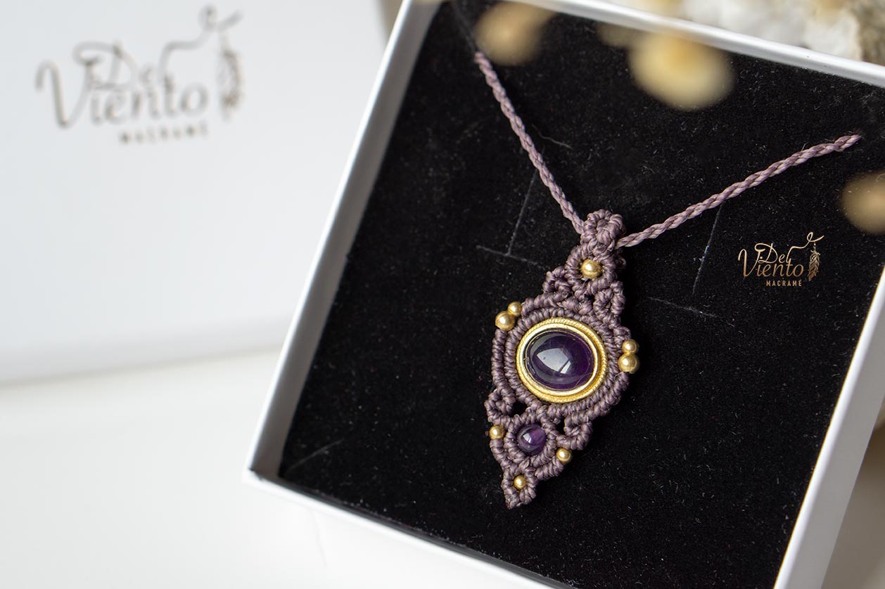 Colgante SIRIO con Amatista