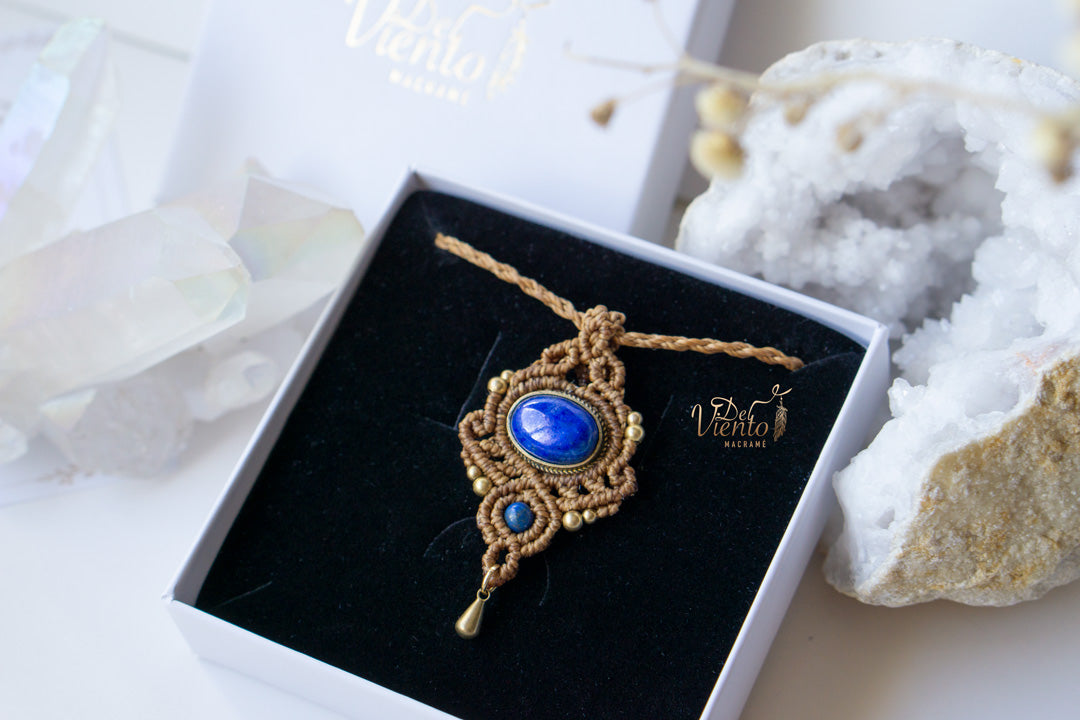 Colgante VEGA con Lapislazuli