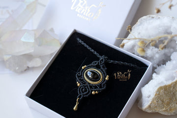 Colgante VEGA con Onix negro