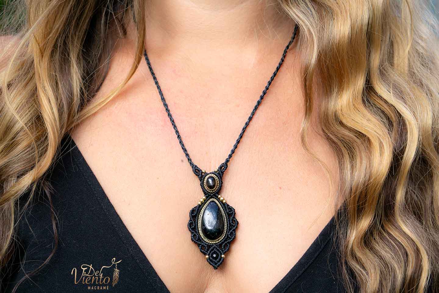 RESERVADO para Marian | Collar Gea con Black Star & Turmalina