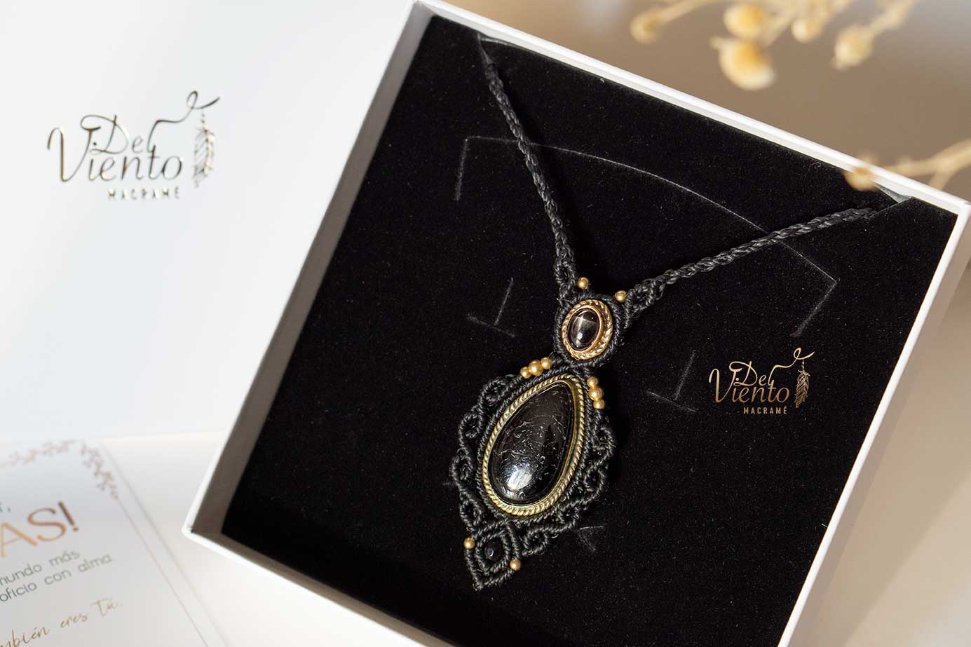 RESERVADO para Marian | Collar Gea con Black Star & Turmalina