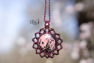 Mandala SUKHA con Rodonita