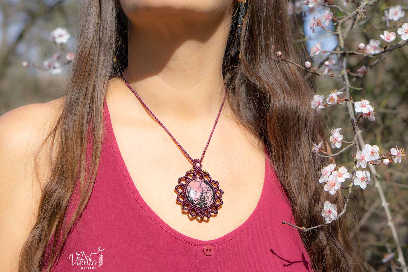 Mandala SUKHA con Rodonita