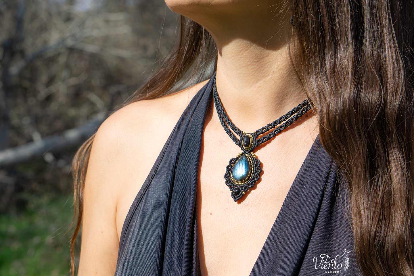 Collar macrame Gea Laura Madrueño Supervivientes telecinco