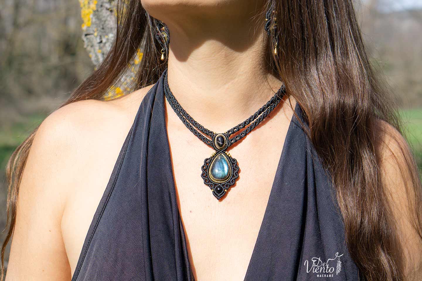 Collar macrame Gea Laura Madrueño Supervivientes telecinco