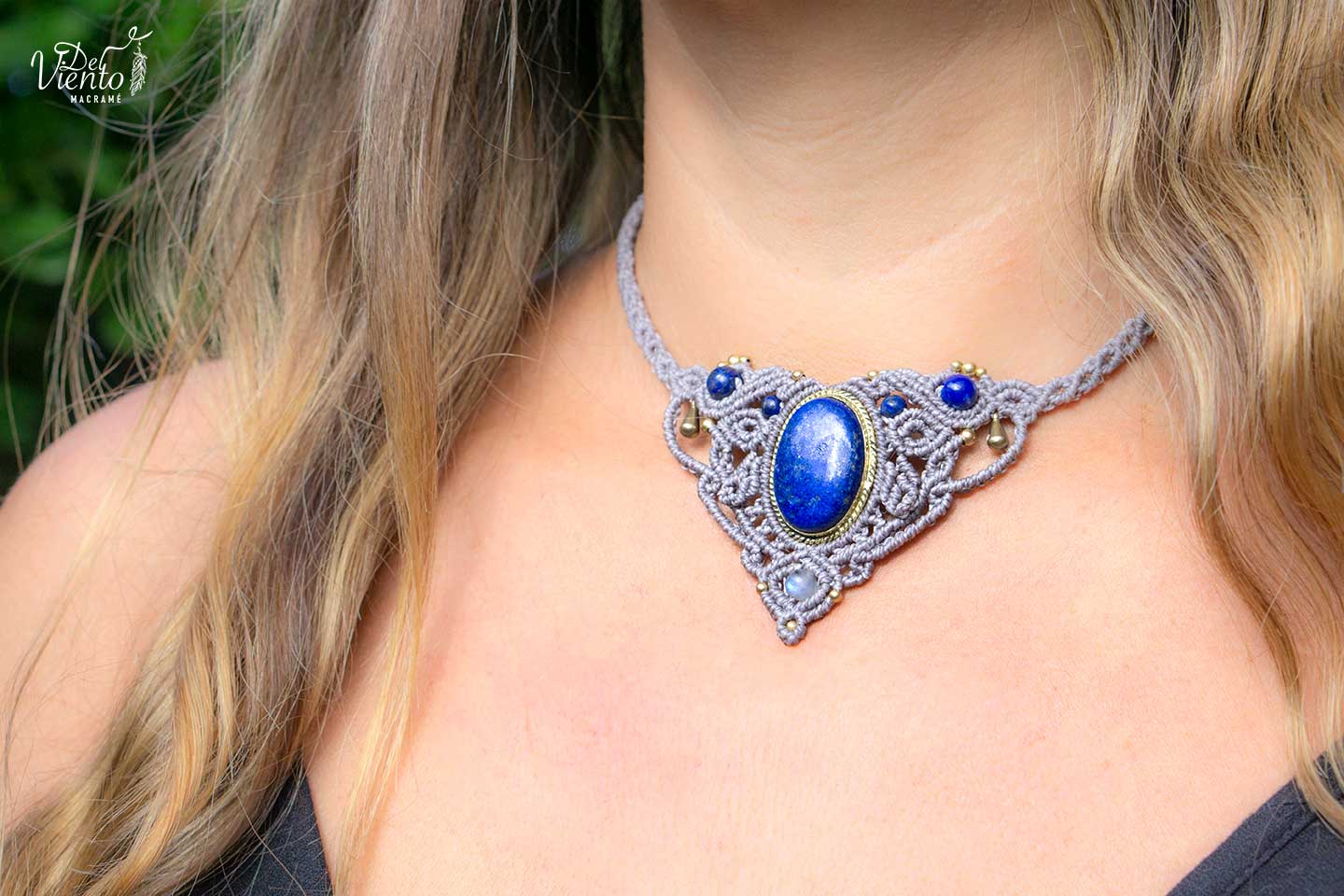 Collar con Lapislázuli